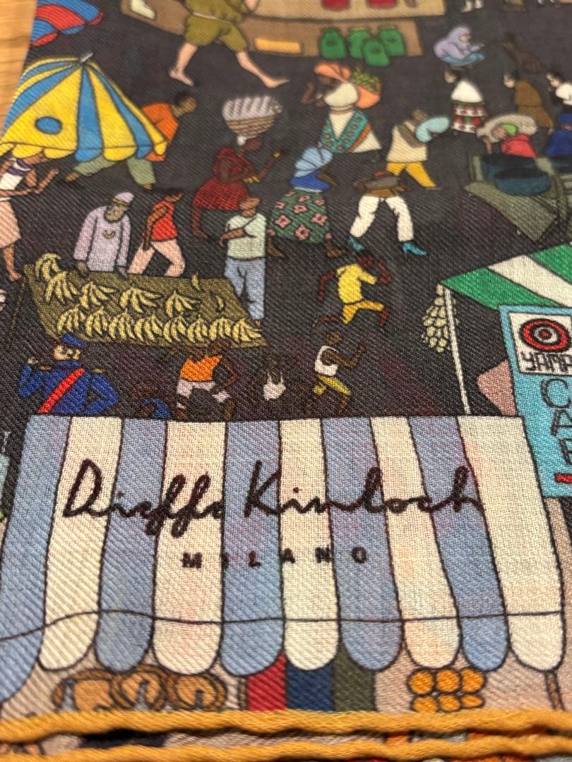 【松村】Dieffe Kinloch ウールスカーフ 新品未使用