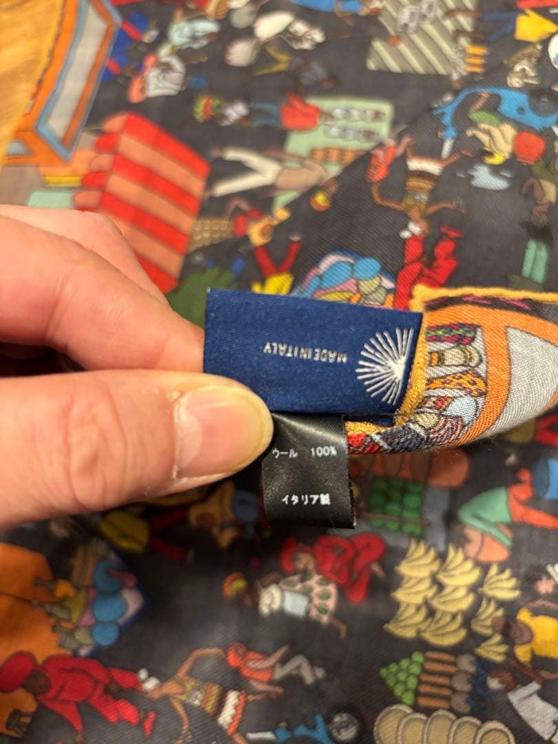 【松村】Dieffe Kinloch ウールスカーフ 新品未使用