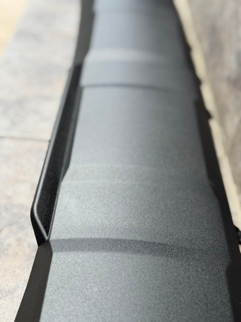 ランドクルーザー　250 リアバンパー　ラプターライナー塗装