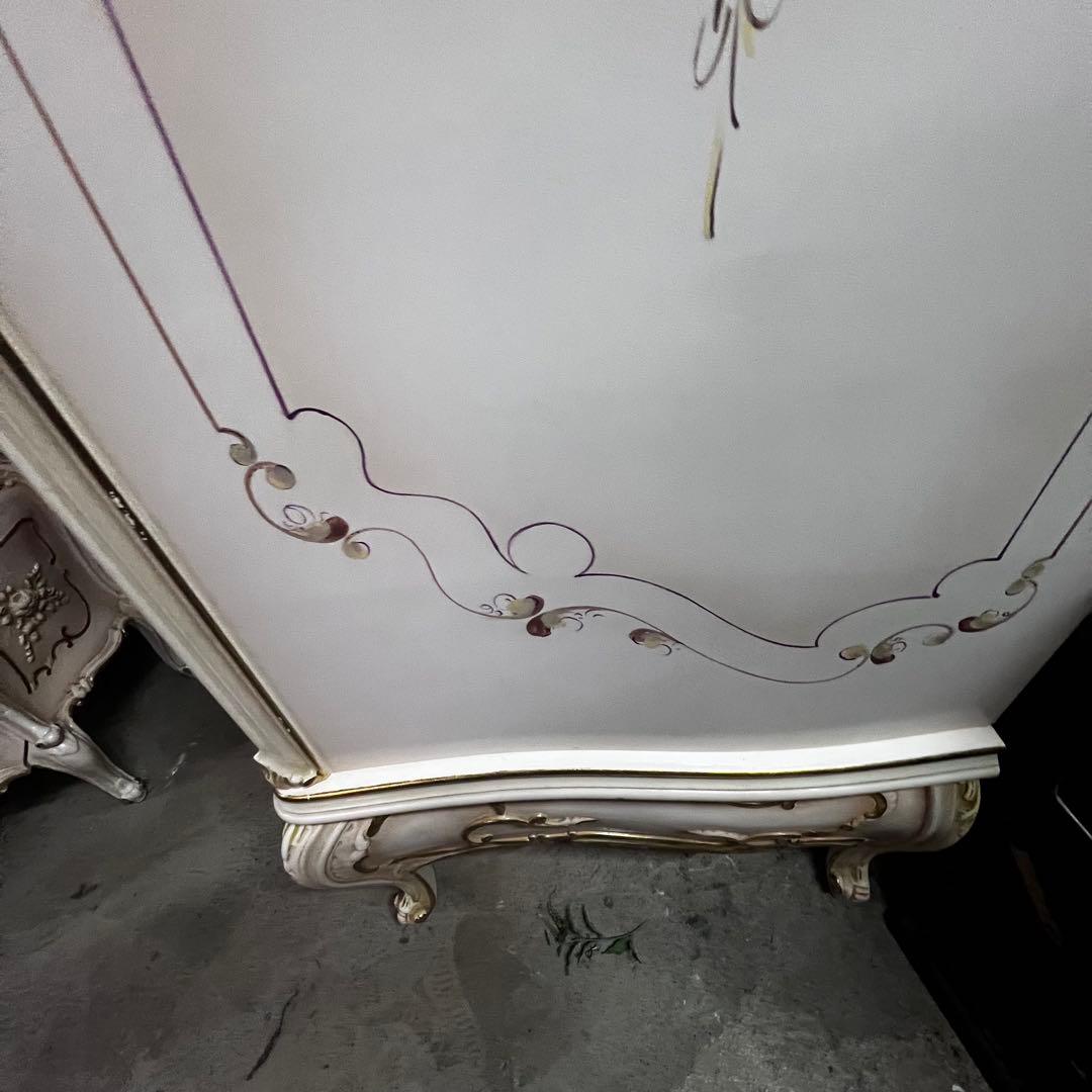 ロココ調 姫家具 アンティーク クローゼット ワードローブ 大型 猫脚