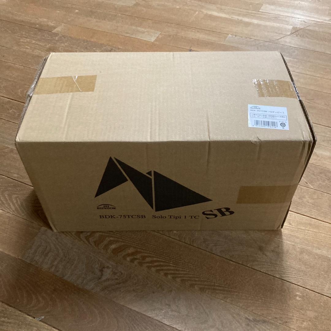 新品未開封品　BUNDOK　バンドック　ソロティピー　1人用テント