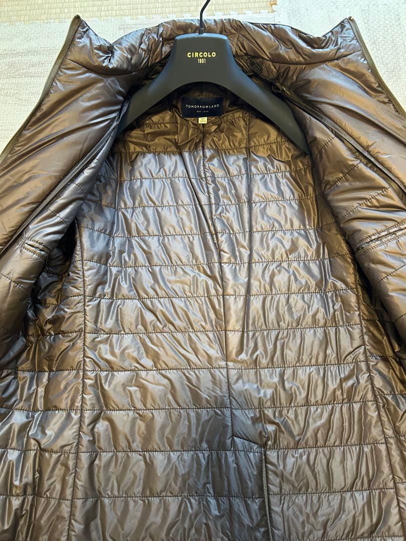 【試着のみ】tomorrow landダウンライナー付チェスターコート