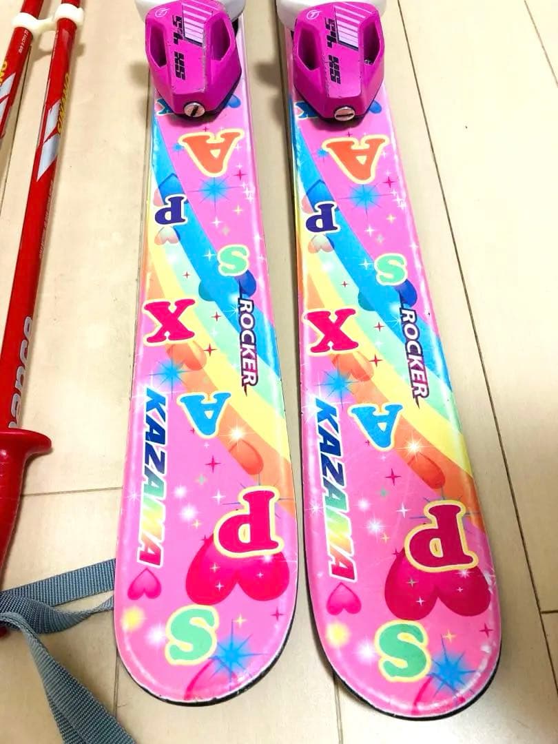 スキー3点セット！96cm ブーツ19.0cm 子供用　キッズ　ジュニア