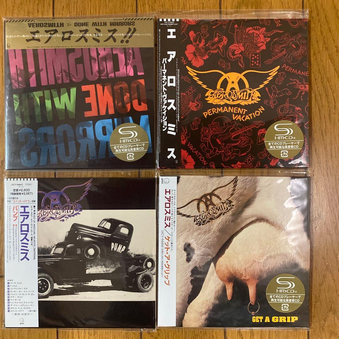 AEROSMITH 紙ジャケ4枚セット SHM-CD仕様 2010年リマスター