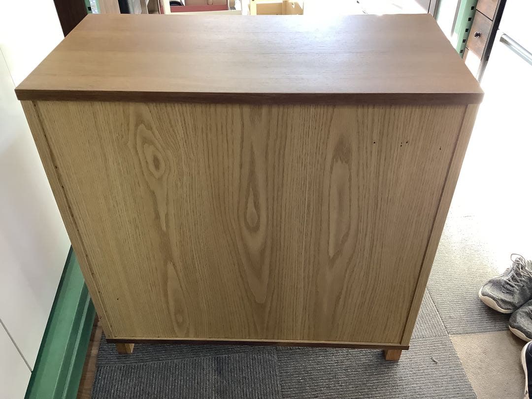 無印良品　オーク材キャビネット