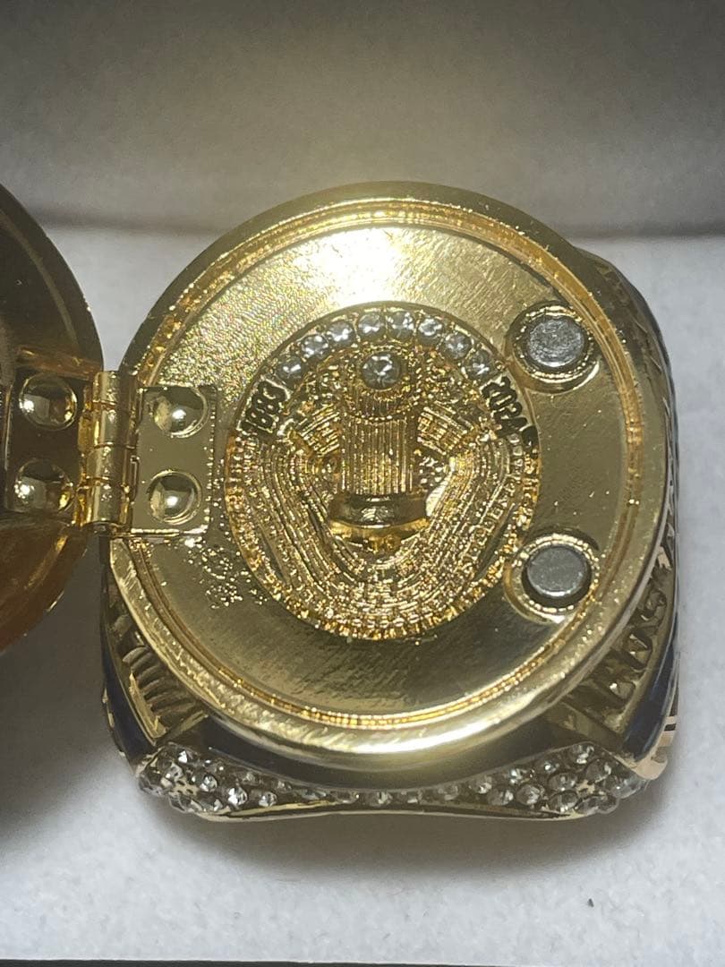 新品 MLB ドジャース 大谷選手 チャンピオンリング 指輪 &青ボール