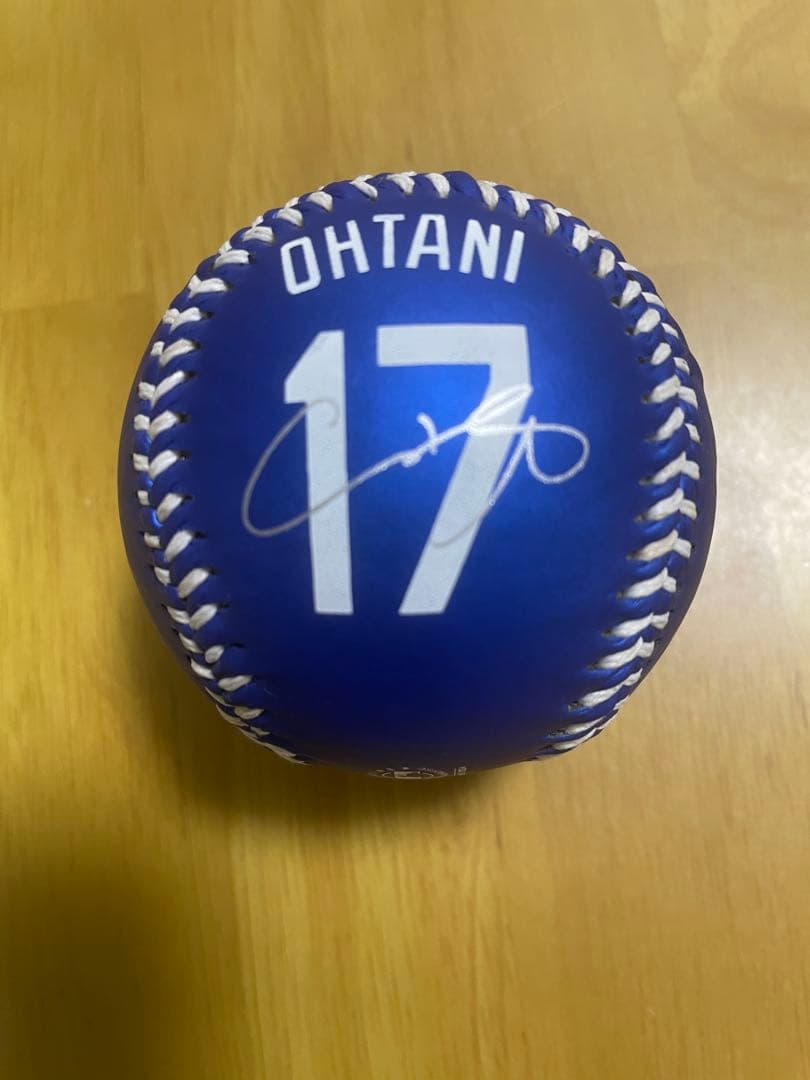 新品 MLB ドジャース 大谷選手 チャンピオンリング 指輪 &青ボール