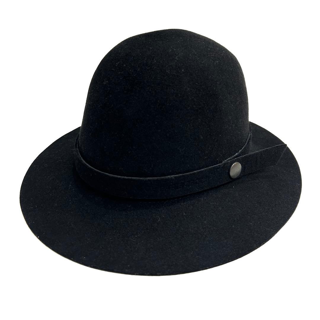 新品！BALENCIAGA バレンシアガ ウール ハット　帽子　牛革　ラビット