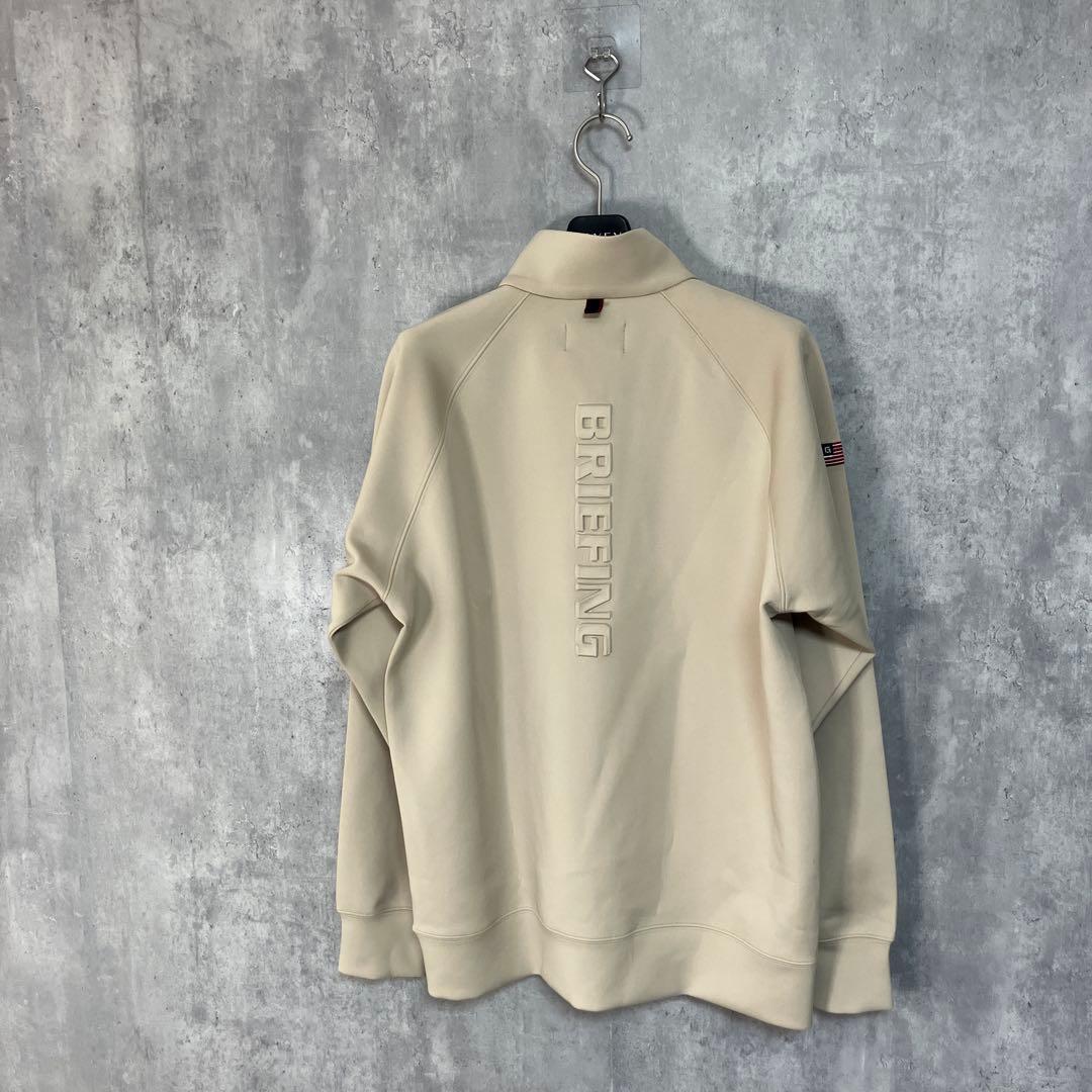 BRIEFING GOLF 3Dロゴ ハーフジップ M