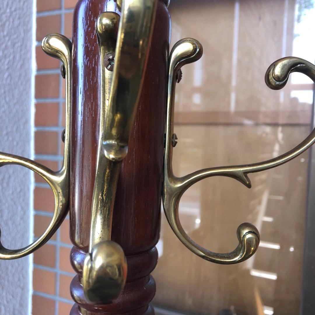 ポールハンガー　アンティーク調　ヨーロピアン風　ロココ調　レトロ　コート掛け