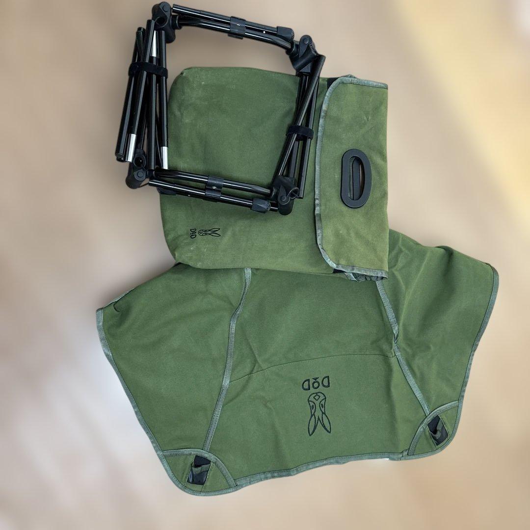 DOD 折りたたみアウトドアチェア オリーブグリーン