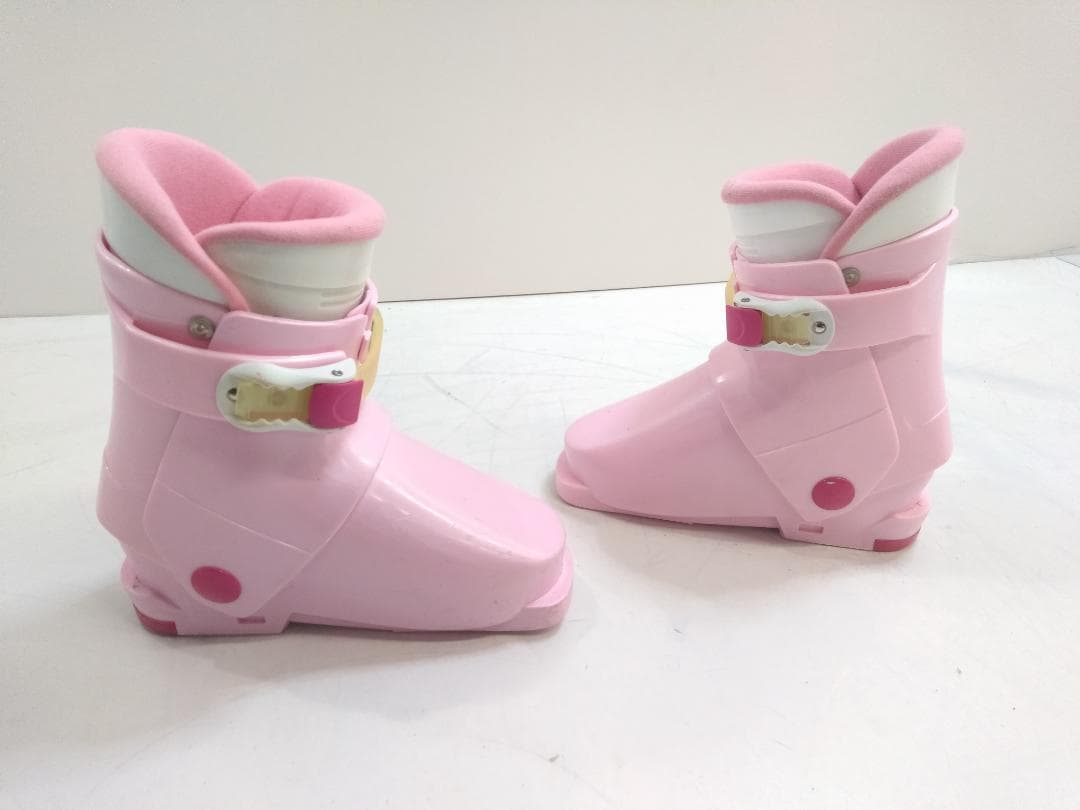 女の子 キッズジュニアスキー4点セット カザマ 106cm ブーツ 19cm ◇