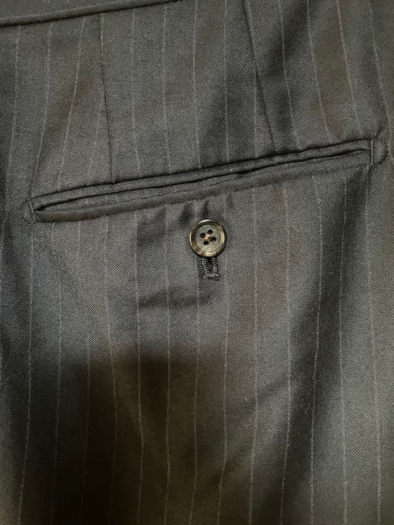 パンツ WACKO MARIA STRIPED PLEATED TROUSERS