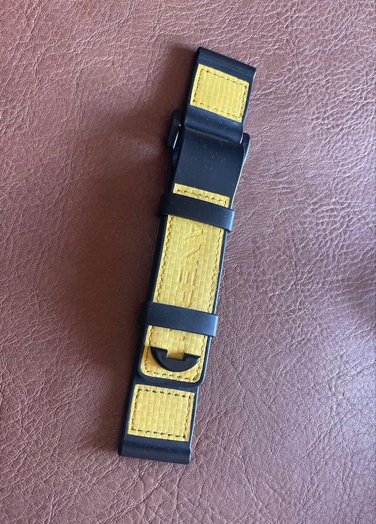 「ご購入用」パネライ純正 イエローラバーストラップ／コラミド素材 【レア廃盤品】