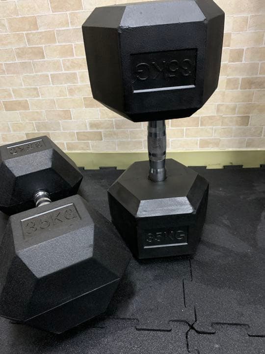 ラバーヘックス  ダンベル　12.5kg 15kg  17.5kg  各２個