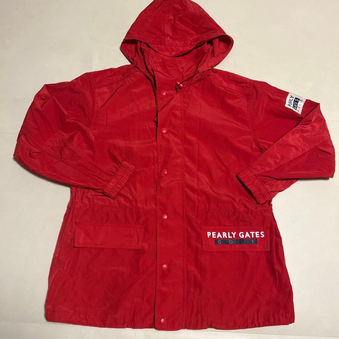 PEARLY GATES レディースウインドブレーカー　赤　Ｓサイズ