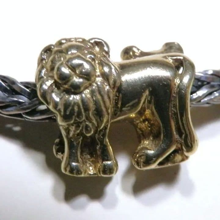 ブ*族様 トロールビーズ　TROLLBEADS ライオンゴールド　18K　5グラ