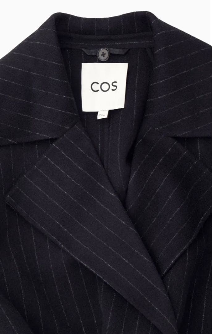 新品 COS オーバーサイズ　ピンストライプ　コート