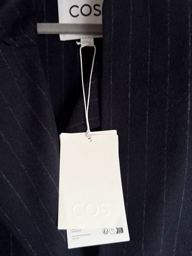 新品 COS オーバーサイズ　ピンストライプ　コート