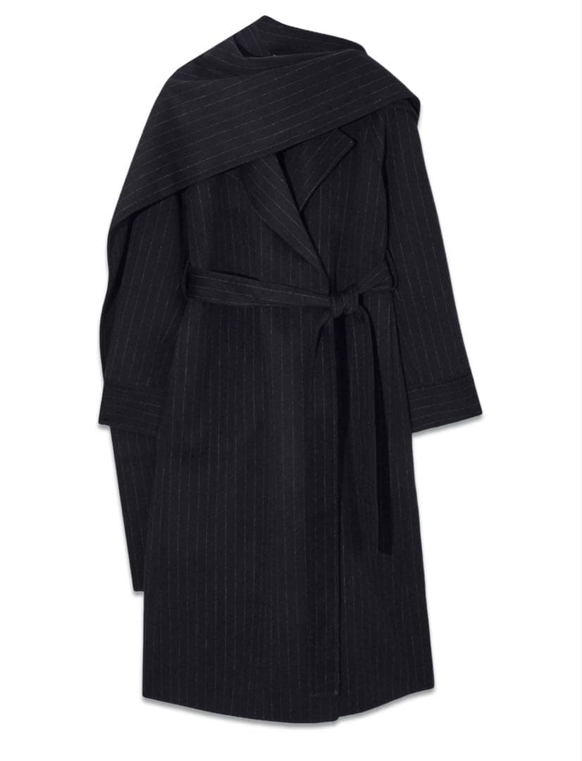 新品 COS オーバーサイズ　ピンストライプ　コート