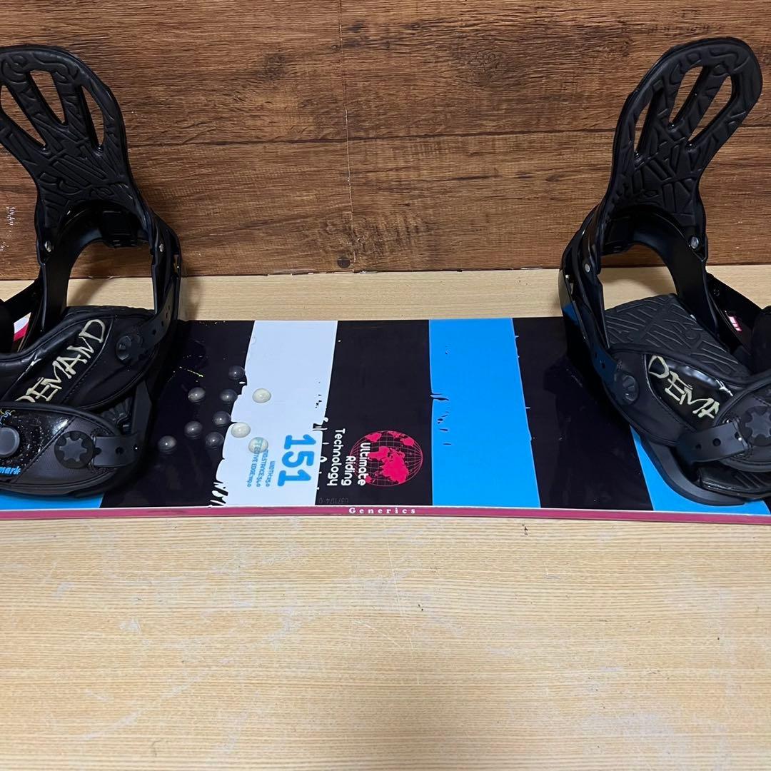 Generics kissmark スノーボード2点　初心者オススメ　151cm