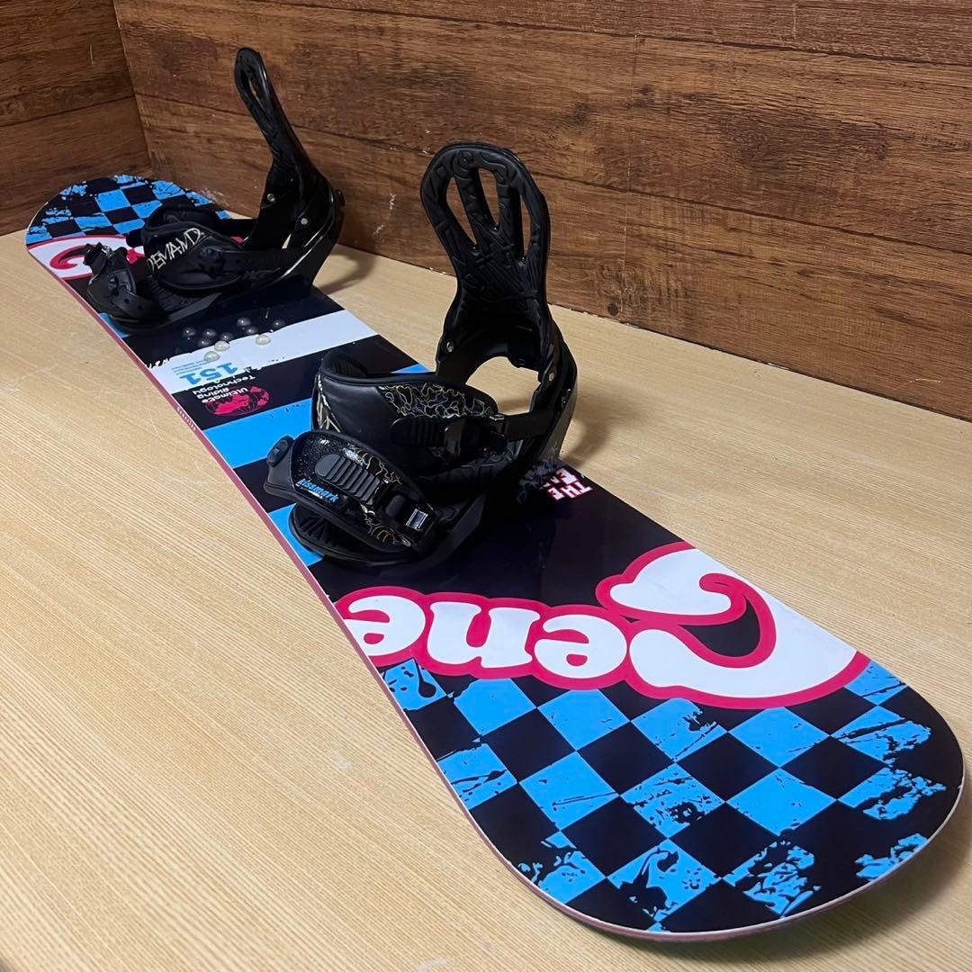 Generics kissmark スノーボード2点　初心者オススメ　151cm