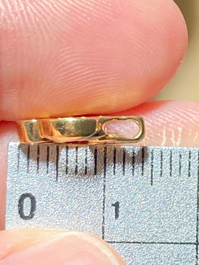 ジュエリーツツミK 18ダイヤ0.1ct刻印ペンダントです