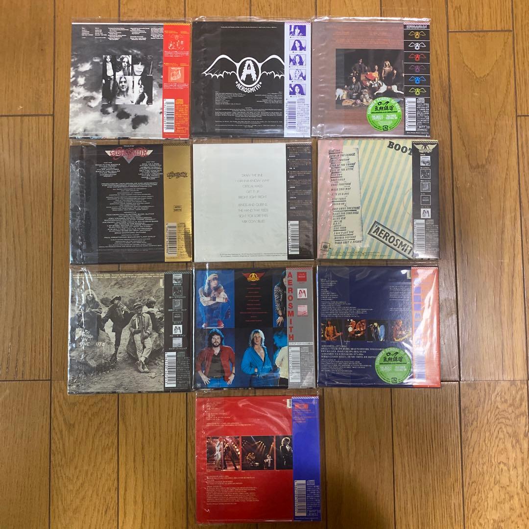 AEROSMITH 紙ジャケ10セット エアロスミス 93年リマスター盤