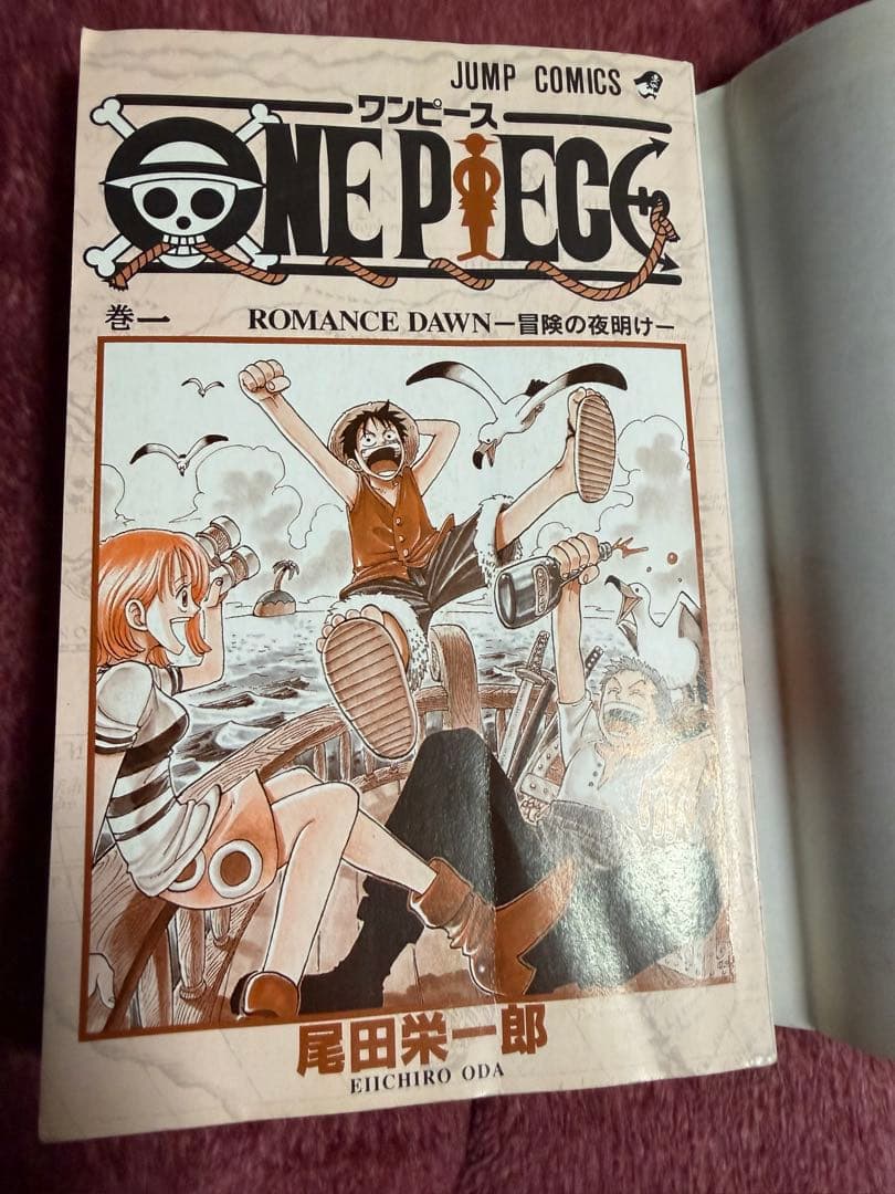 本*ん様 ワンピース1巻初版　ONE PIECE1巻初版