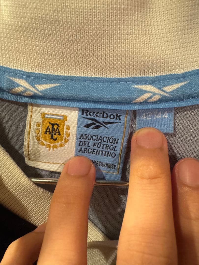 ビンテージ 90s Reebok アルゼンチン代表 ユニフォーム
