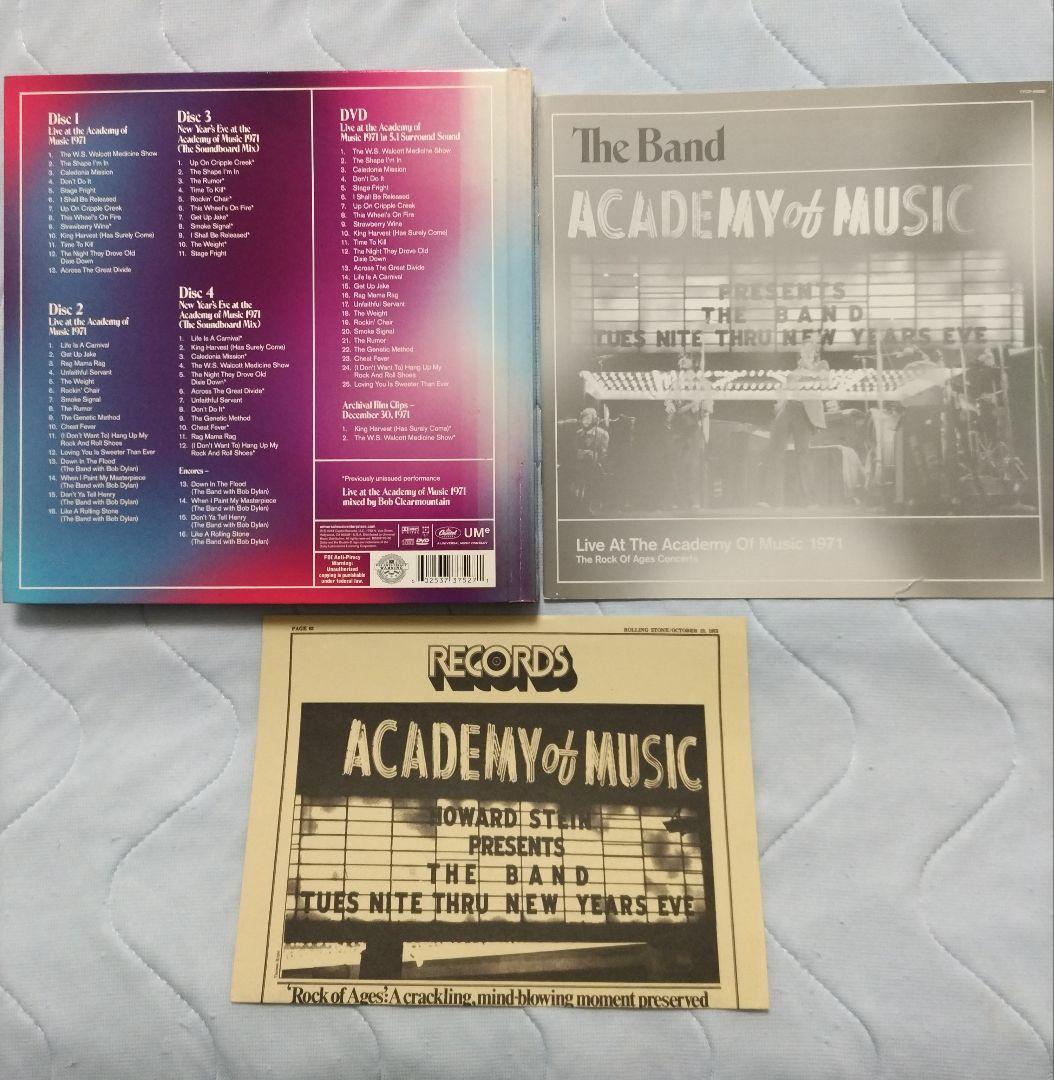 遂に出品4CD+DVD ザ・バンド アカデミー・オブ・ミュージック スーパーDX