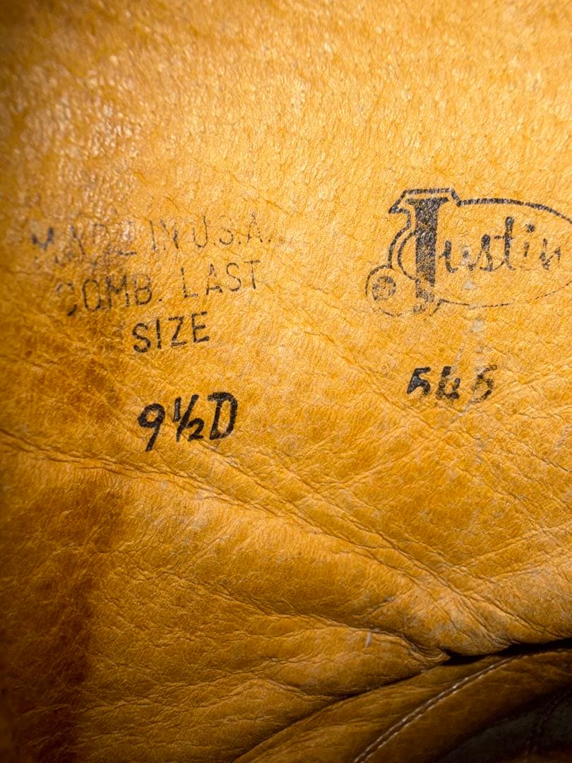 justin ジャスティン　ロガーブーツ　91/2D 27.5センチ