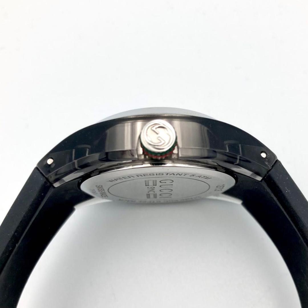 稼働 GUCCI シンク 137.3 ラバーバンド 腕時計 シェリーライン