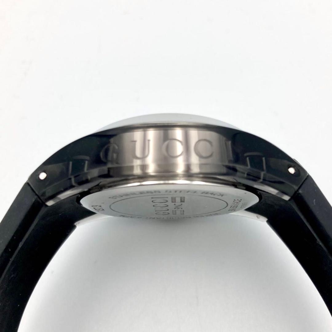稼働 GUCCI シンク 137.3 ラバーバンド 腕時計 シェリーライン