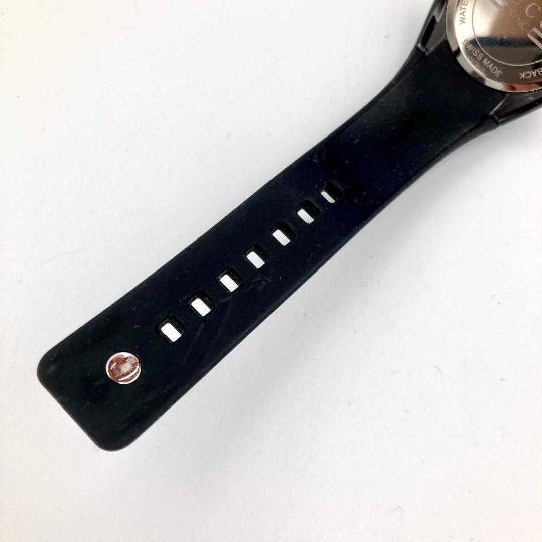 稼働 GUCCI シンク 137.3 ラバーバンド 腕時計 シェリーライン