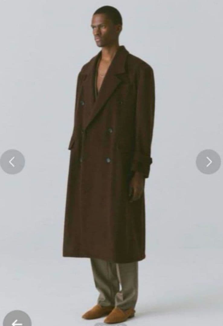 Apartment Three ブラウン チェスターコート