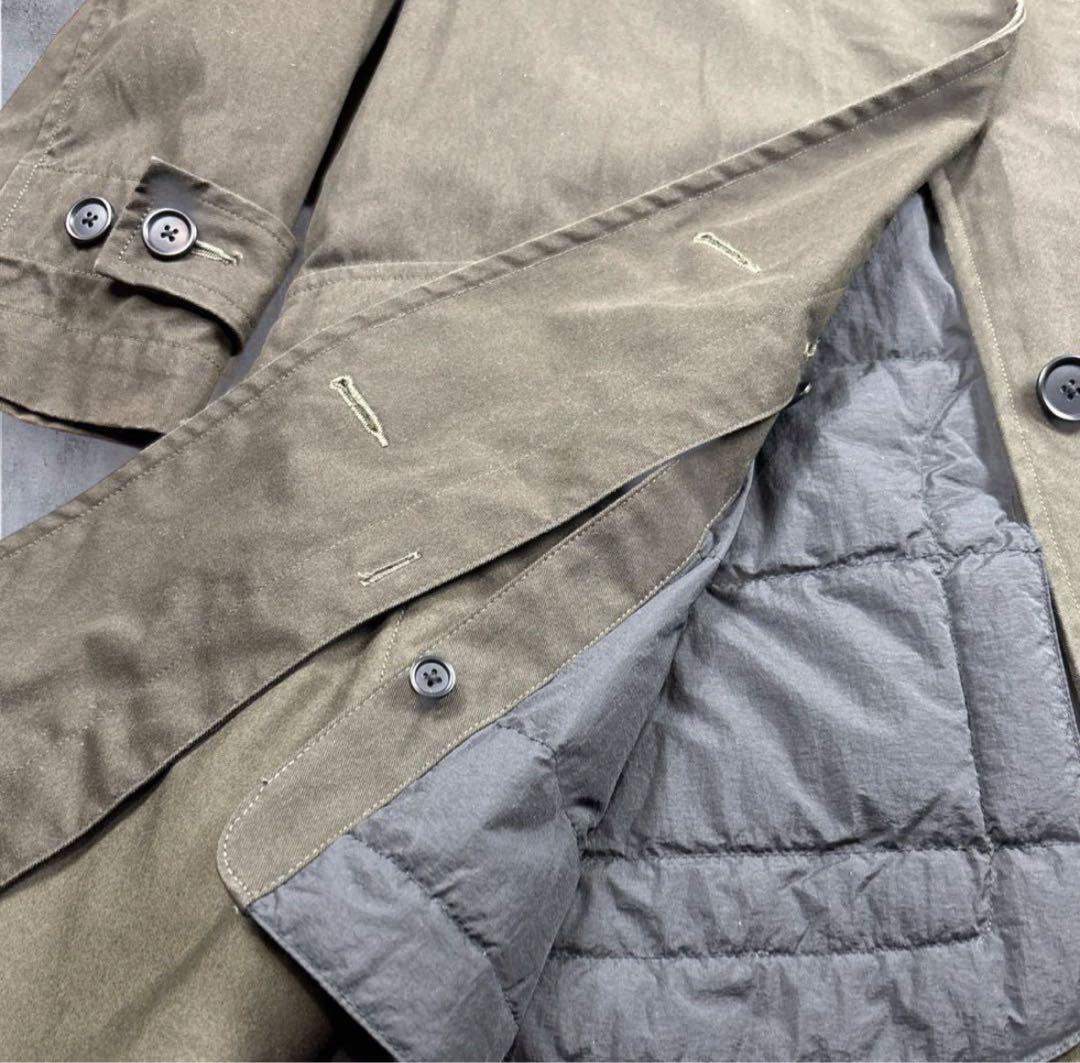 MHL. 近年 マーガレットハウエル ロングステンカラーコート ダウンライナー付