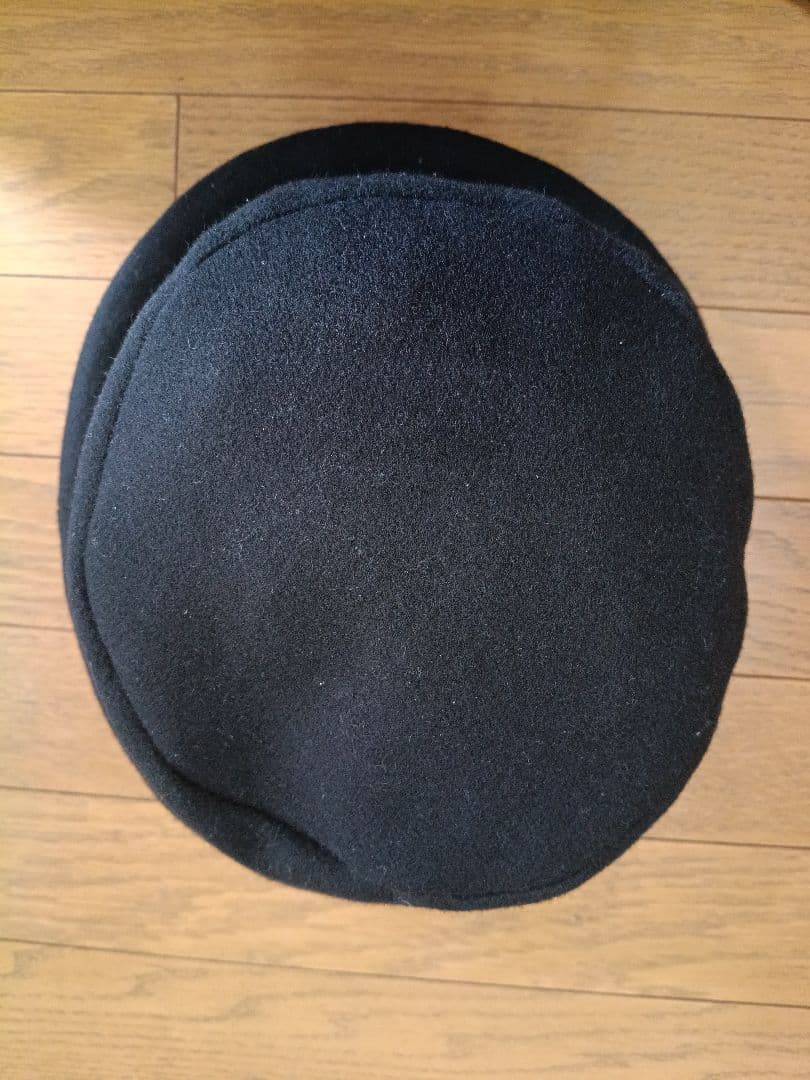 希少缶バッジ付き名作 マウンテンリサーチ ジェントルマンハット 黒 Lサイズ