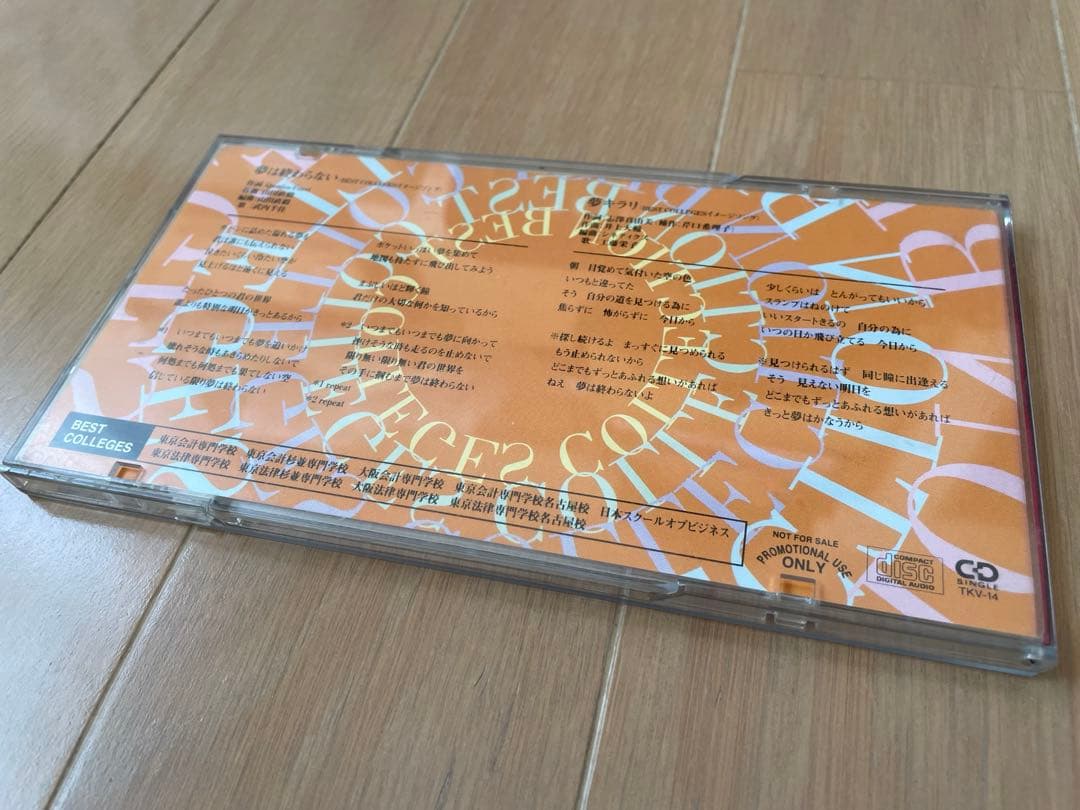 武内千佳 夢は終わらない 8mm CD 立志舎CM