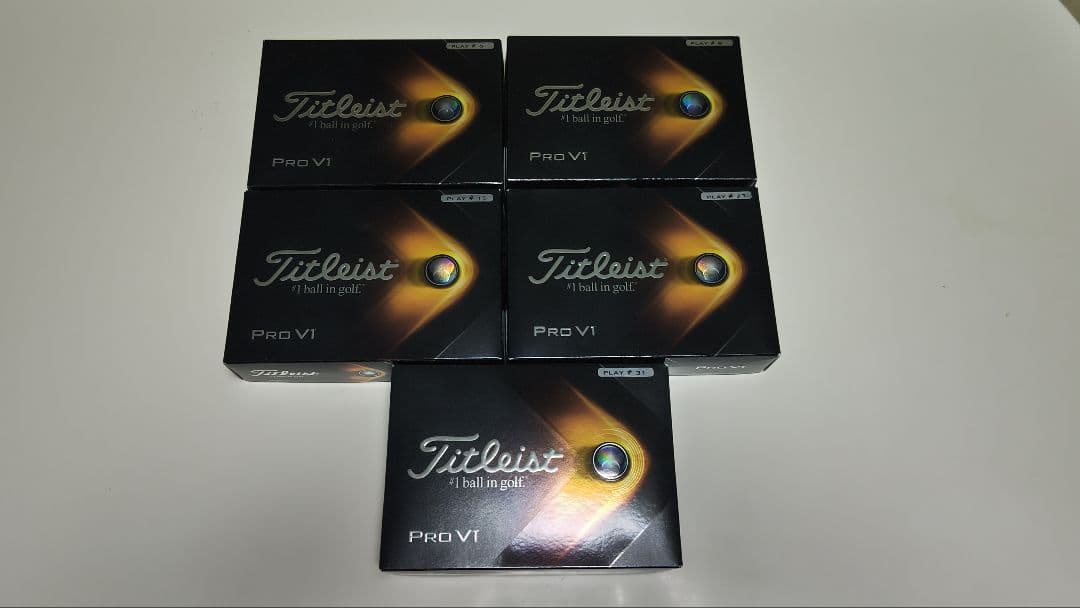 【45個新品未使用】タイトリスト PRO V1 レアナンバー