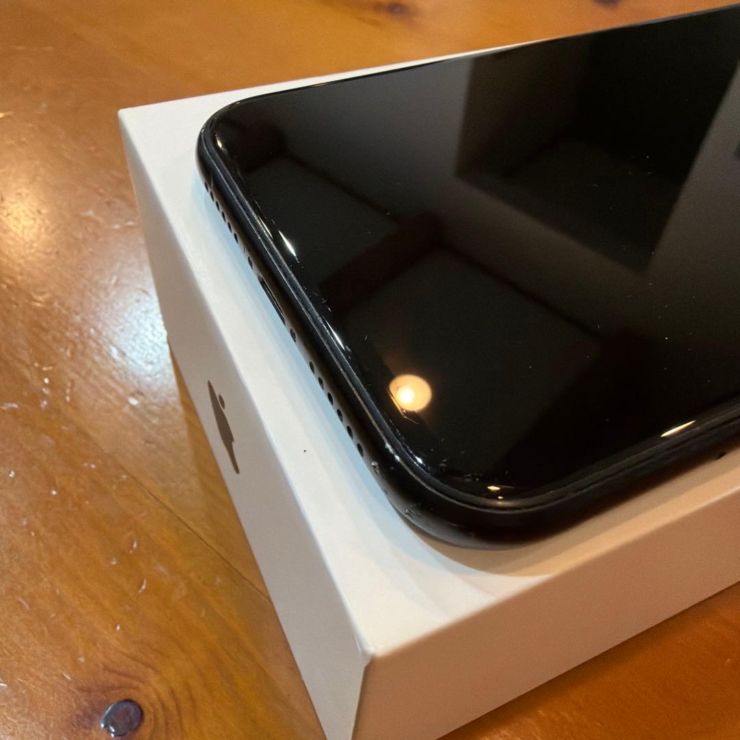 【ピンクの猫】Apple iPhone XR ブラック 本体 箱付き