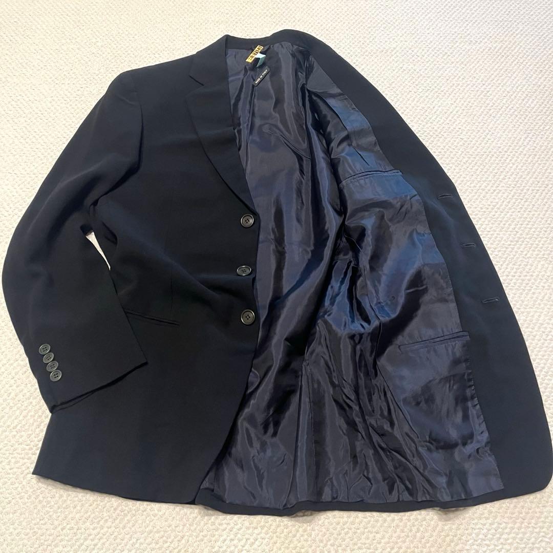 GIORGIO ARMANI 春.秋スーツ セットアップ とろみ ブラック44