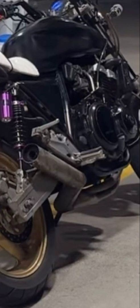 nc31 マフラー　ショート管　バッフル付き