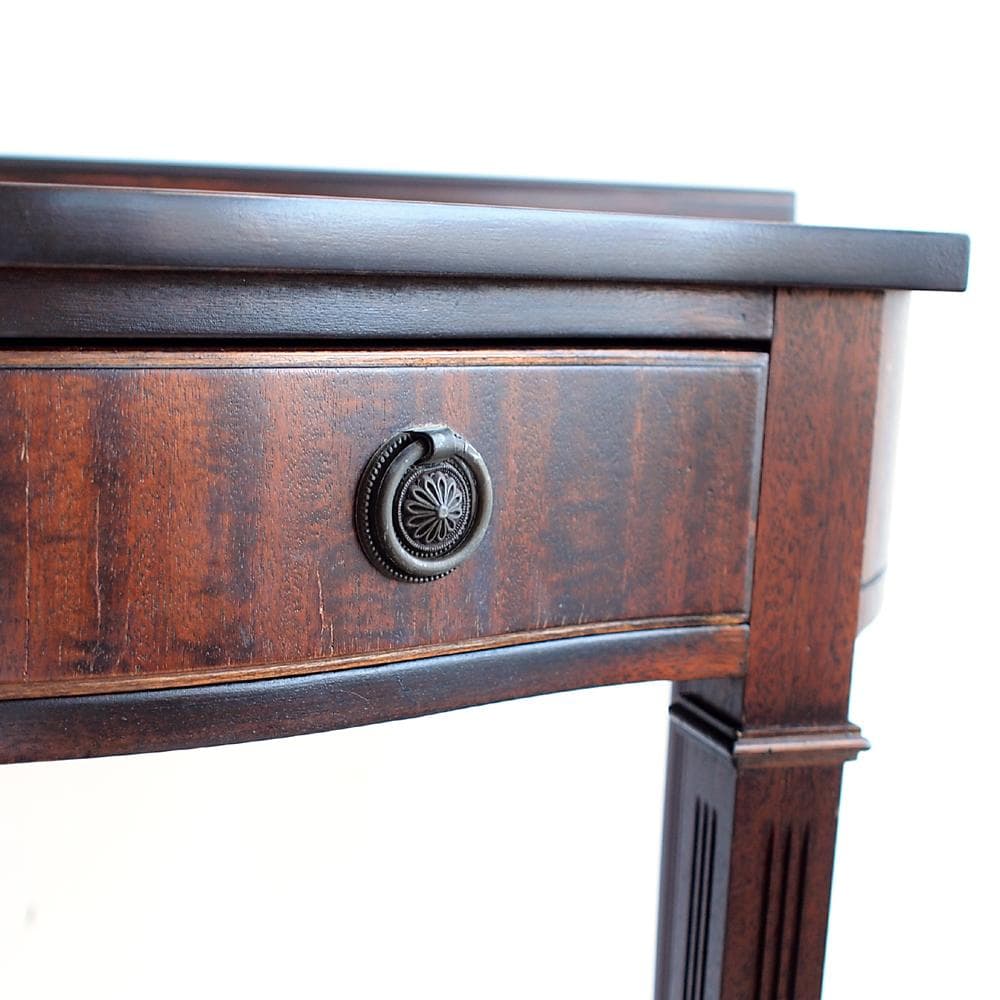 クラシカル マホガニー材 コンソールテーブル 細脚 アンティーク ZR24107