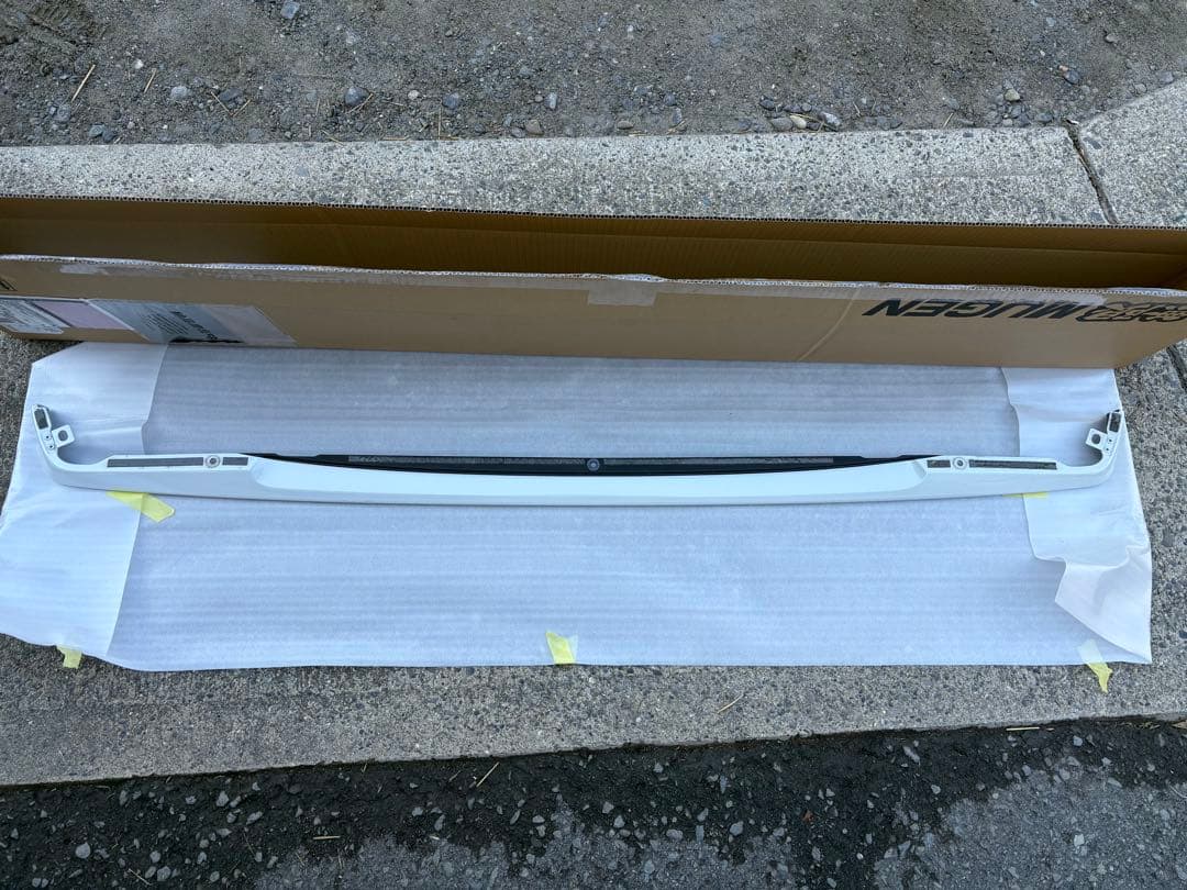 JF3 N-BOX custom 後期型 無限 フロントロアスポイラー