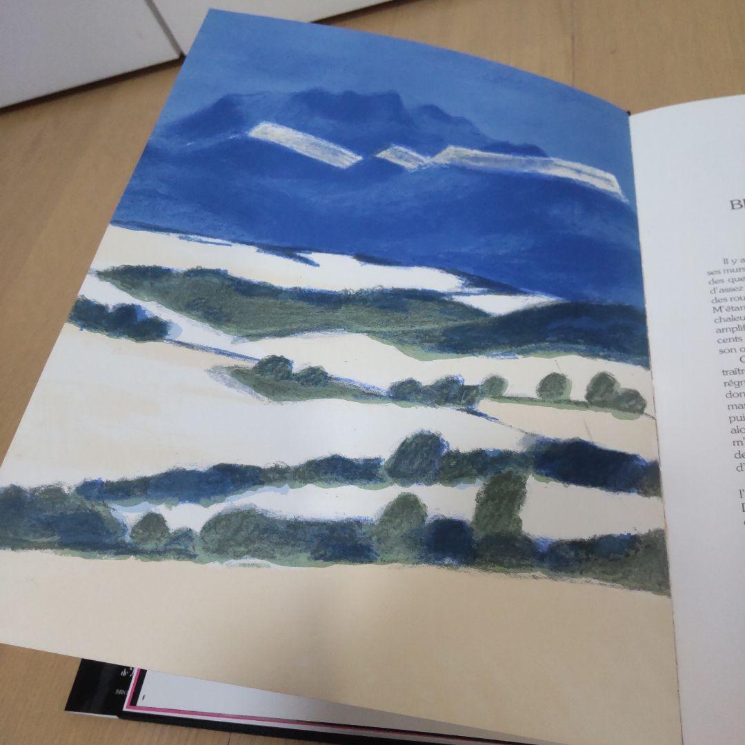 ベルナール　カトラン　画集　 オリジナルリトグラフ３枚と自筆サインあり