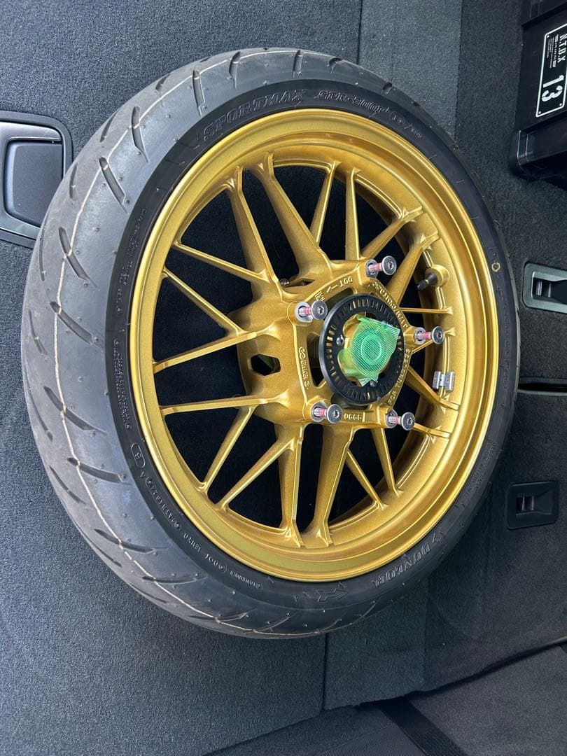 ☆わさび☆2025z900rsSE純正フロントホイール&タイヤ付