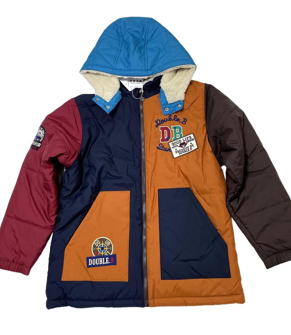 新品 限定品 ミキハウス ダブルB ボアつき マルチ ジャケット 150