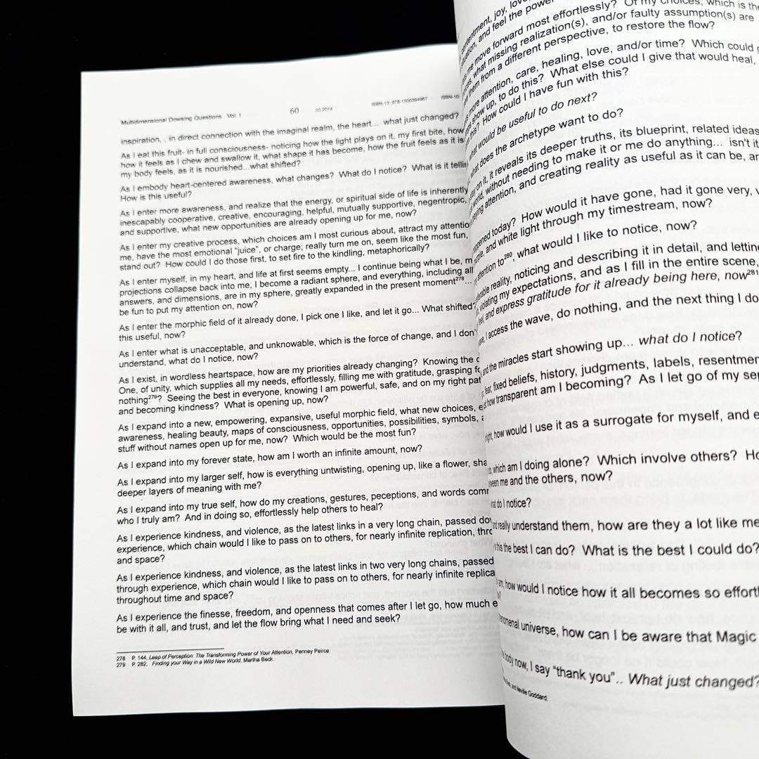 多次元ダウジングの質問 Multidimensional Dowsing