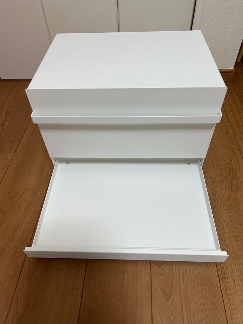 山崎実業　ブレッドケース　タワー　引き出し型2段